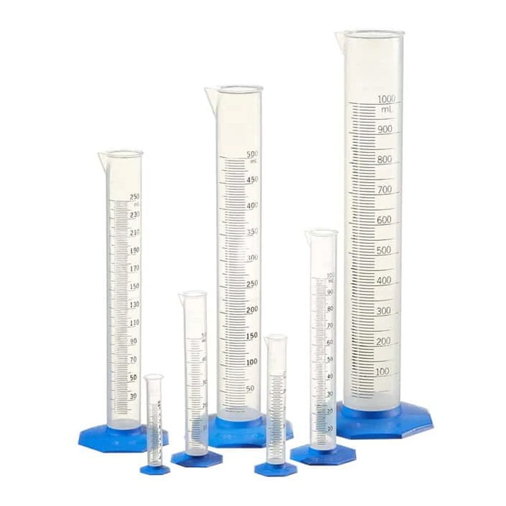 Nalgene 3662-2000 Polypropylene Graduated Cylinder, 2000mL Capacity