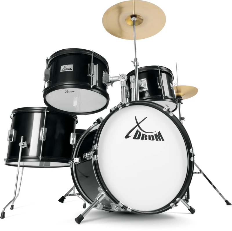 XDrum Junior Pro Kids Drum Set Black