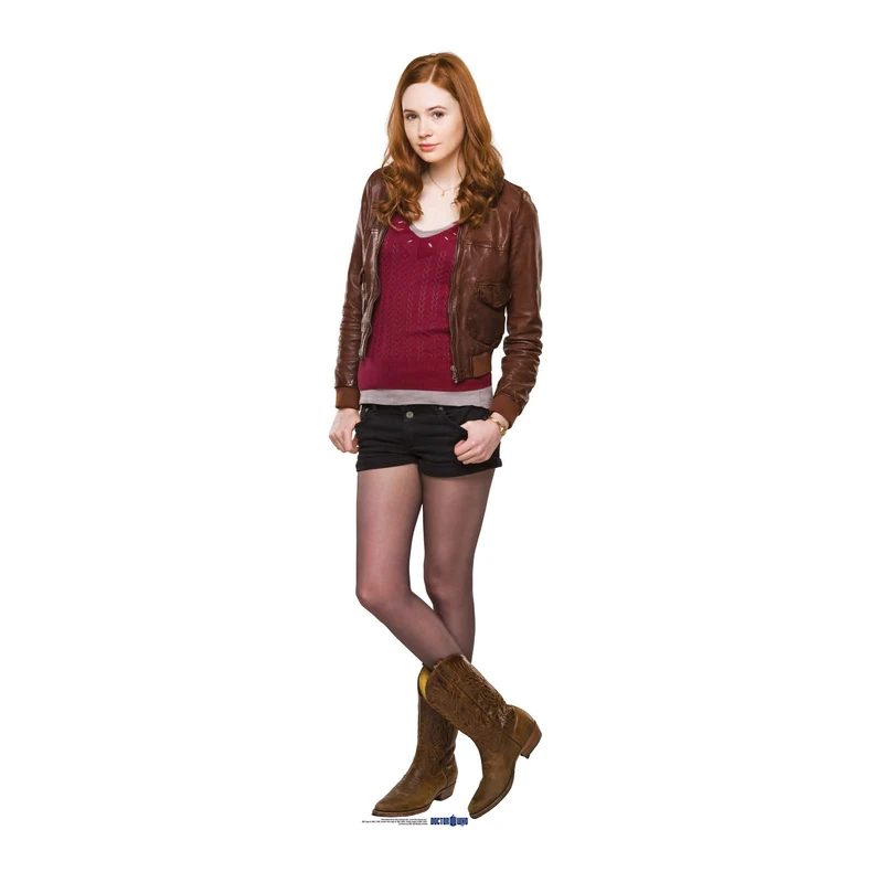 Star Cutouts Doctor Who Amy Pond Companion Lifesize Cardboard Cutout – Eleventh Doctor Era Display for Whovian Fans & Collectors
