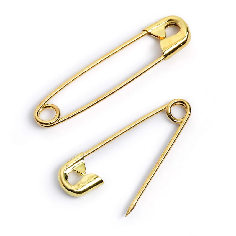 Prym 071139 Safety Pins No.1 27mm Gold Pack of 1000