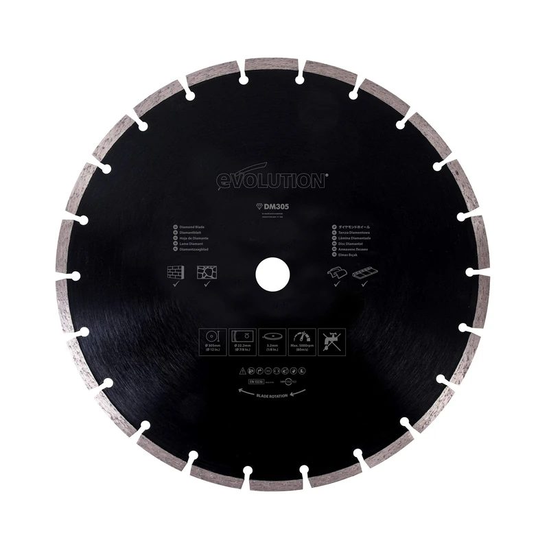 Evolution Power Tools Diamond Blade, 305 mm