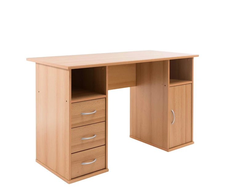 Alphason AW12010 Maryland Computer Desk,Beech,1200x600mm