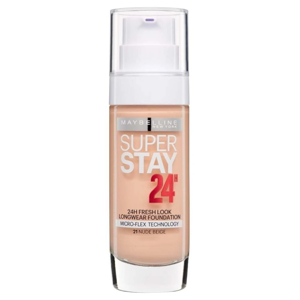 Maybelline SuperStay24H Liquid Foundation 021 Nude Beige 30ml
