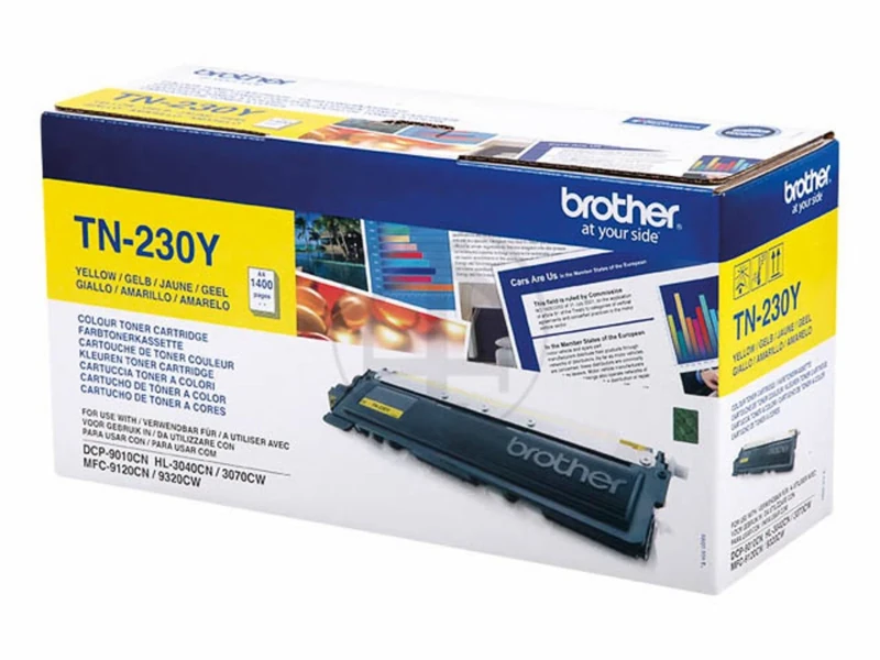 Brother TN230Y 1.4k yellow laser toner cartridge