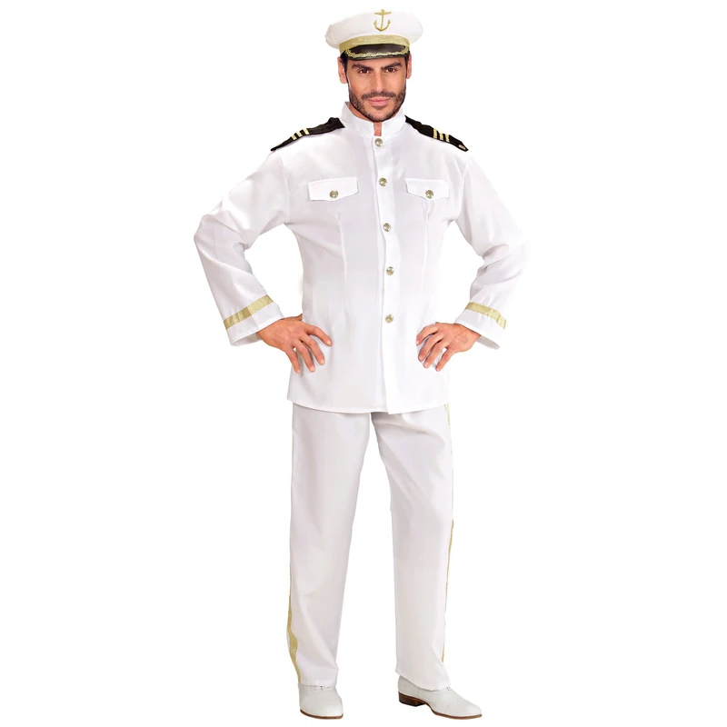 Mens Captain Costume Extra Large UK 46" for Military Army War Fancy Dress