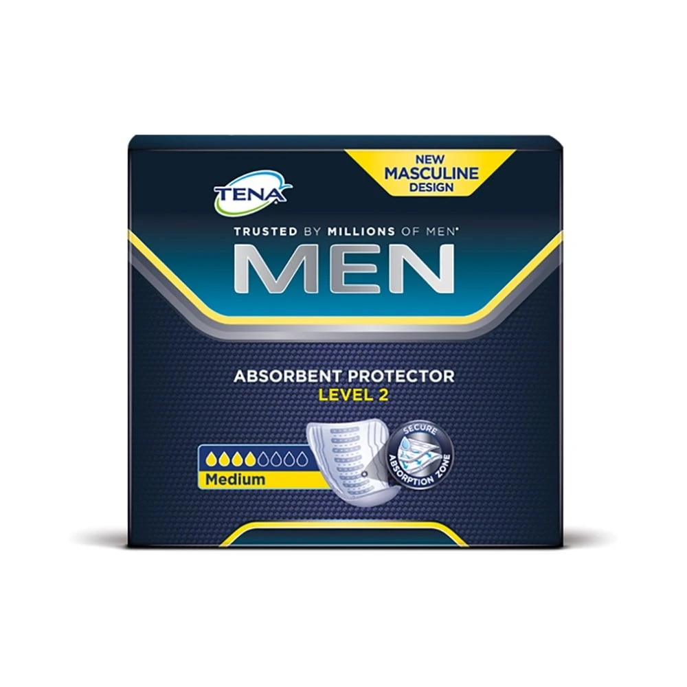 TENA for Men (BULK) Level 2 - 6 Packs of 10 pieces (60 pieces total)