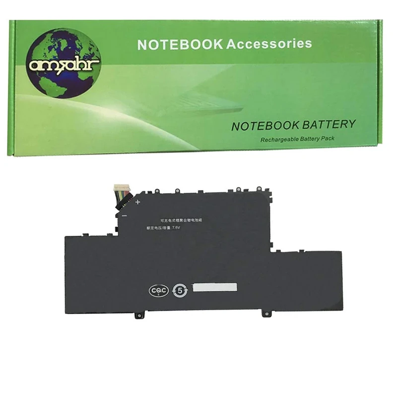 Amsahr 100% Compatible Non-OEM Replacement Durable Laptop Battery for Xiaomi R10B01W | 7.6 Volts, 4866 mAh 37Wh, 4 Cell