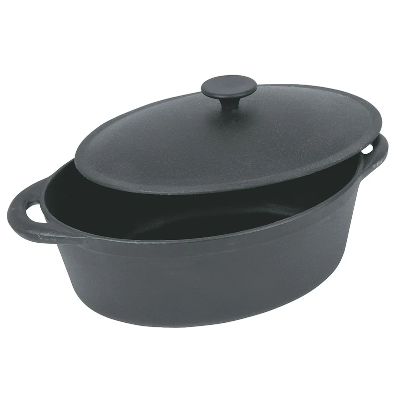 Tradifonte Roasting Dish oval 9 l (503478), Black