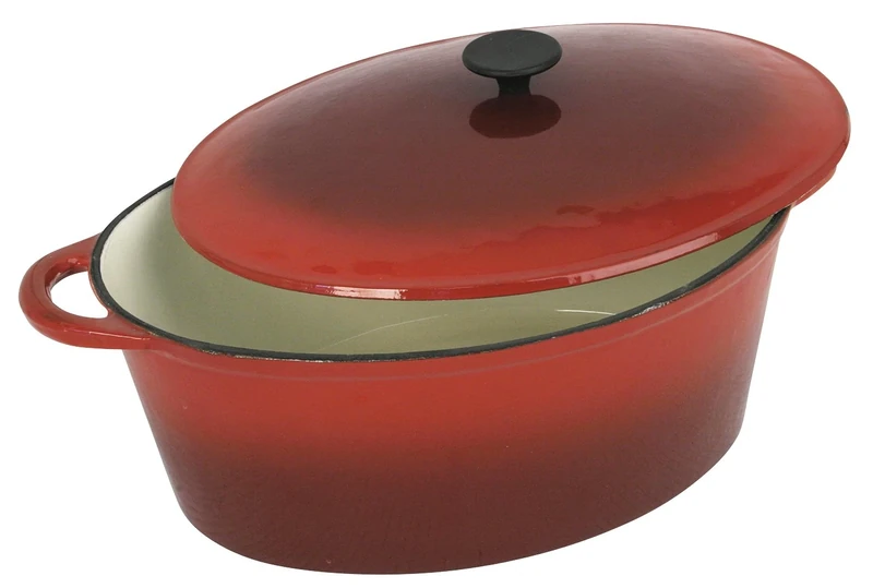 Tradifonte 501750 Oval Pot 9 Litre Red Flame