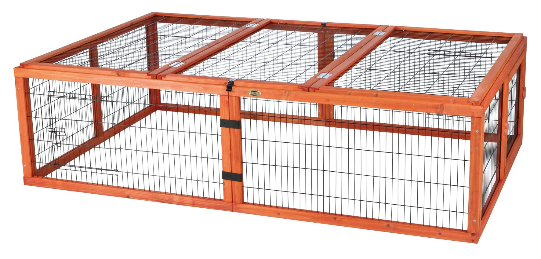 Rabbit and Small Rodent Outdoor Run with Cover, 174 × 48 × 109 cm