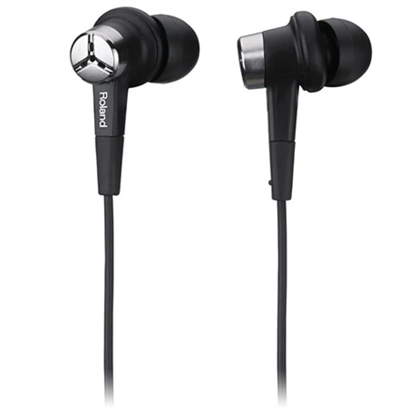 Roland Cs-10Em Binaural Earphones And Mic, Two Functions In One