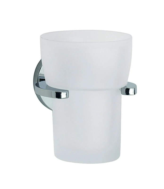 Smedbo Tumbler and Holder Finish, Chrome, 10 x 9 x 17 cm