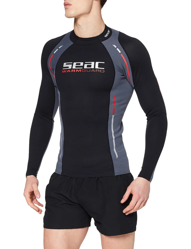 SEAC Men's Long Warm Guard - Black, Small