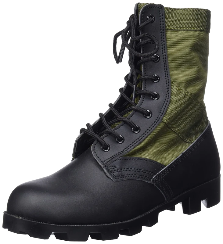 Mil-Tec US Military Boots, Green (Olive), Olive, 10.5 UK,12826001