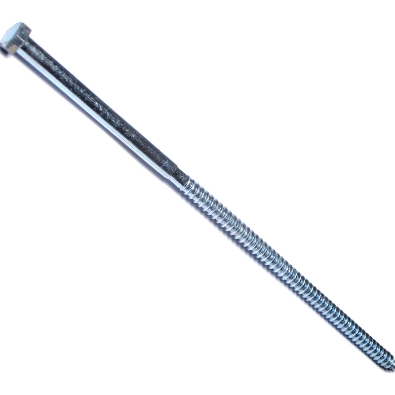 Hard-to-Find Fastener 014973260415 3/8-Inch x 12-Inch Hex Lag Screws, 50-Piece