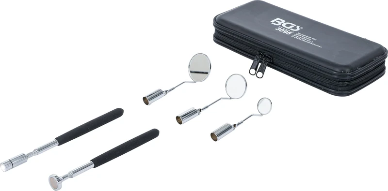 BGS 3095 | LED magnetic Pick-Up Tool and Inspection Mirror Set