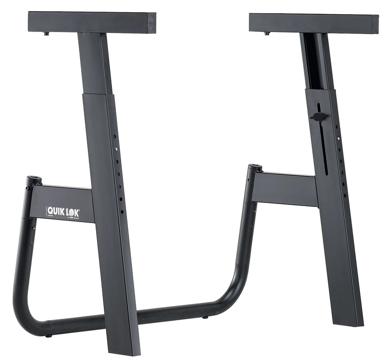 Quik Lok M/91 The Monolith Single-Tier Keyboard Stand - Black
