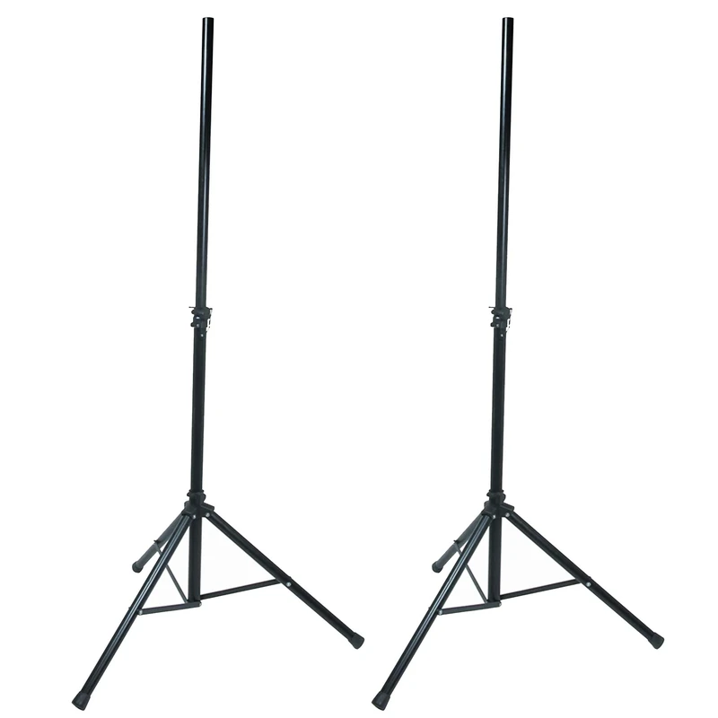 Quik Lok S/171 BK Pair of Aluminium Tripod Speaker Stand (183Cm) - Black