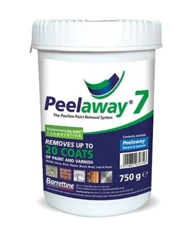 Barrettine PeelAway 7 Paint Remover 750g - Low Odor, Safe Stripper