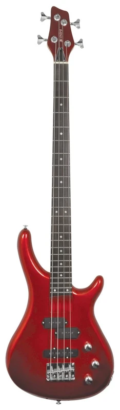 chord CCB90-MRD Electric Bass Guitar - Metallic Red