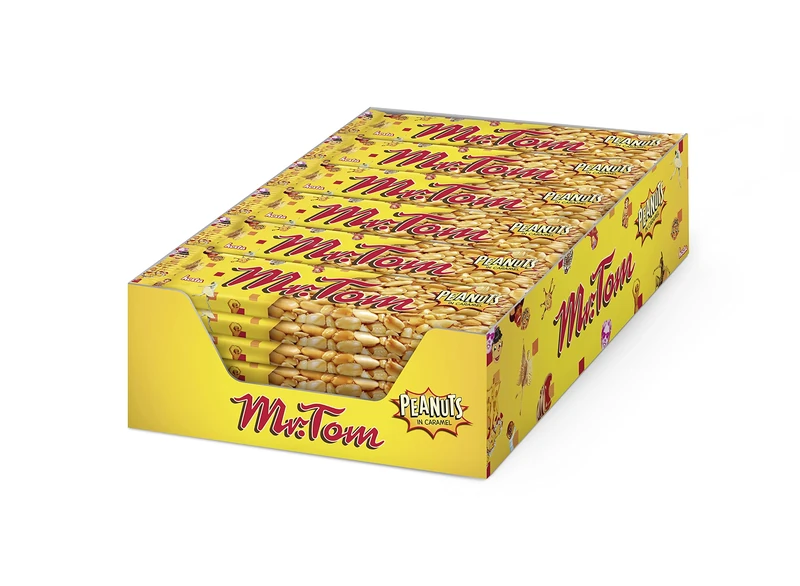 German Mr. Tom Seriously Nutty Peanut Bars - 36 x 40 g - Image 1