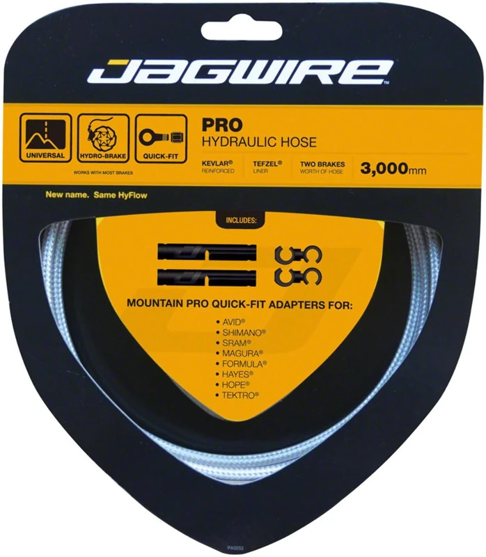 Jagwire Mountain Pro Hose Kit - Sterling Silver (3 m)