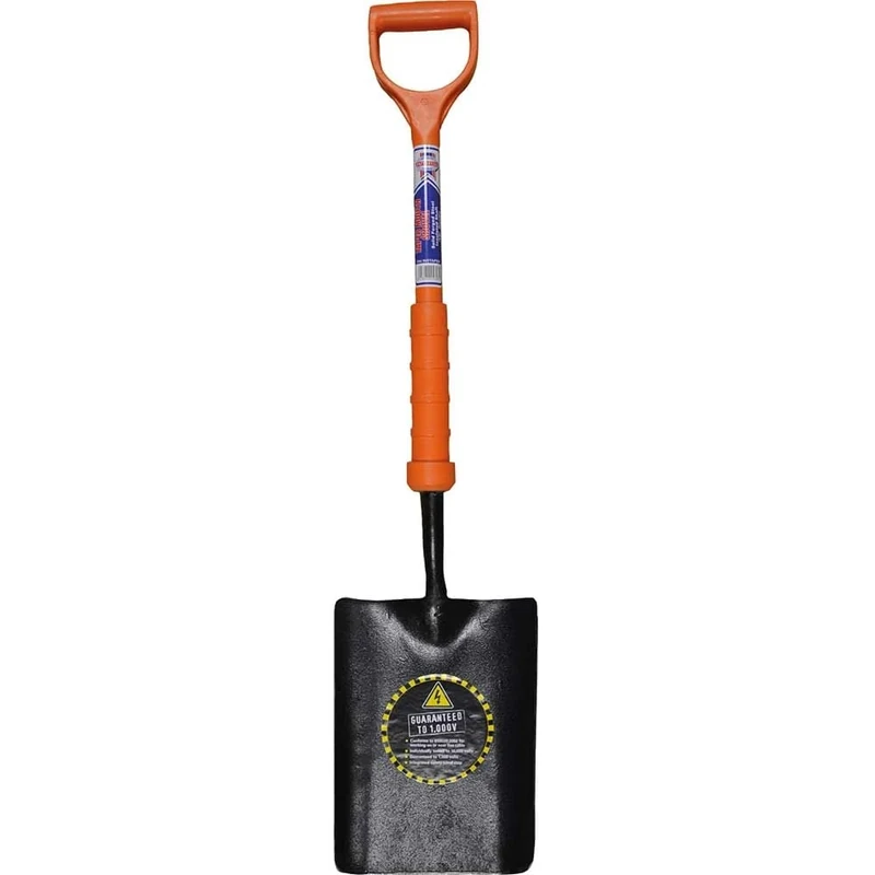 Faithfull INSTAPER Taper Mouth Shovel f/st ins Shaft Yard, Orange