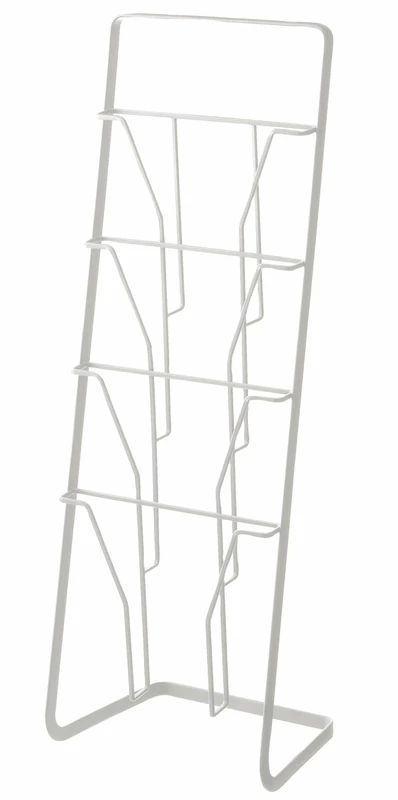 Yamazaki TOWER MAGAZINE RACK 4POCKET WH
