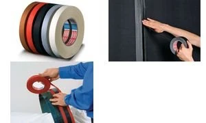 Tesa 4541, 50 mm x 50 m Indoor & Outdoor 50 M Black Adhesive Tape – Adhesive Tape 50 mm x 50 m, Black, 50 M, 50 mm)