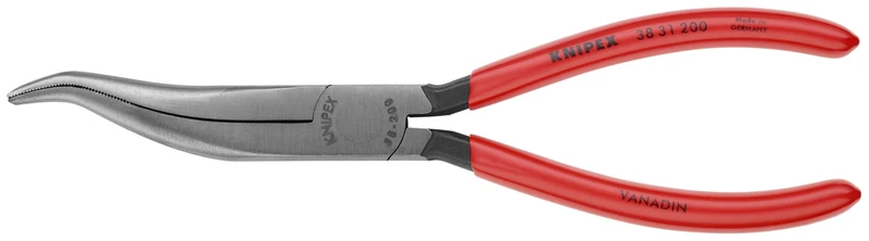KNIPEX Tools - Long Nose Pliers Without Cutter, S Shape (3831200)