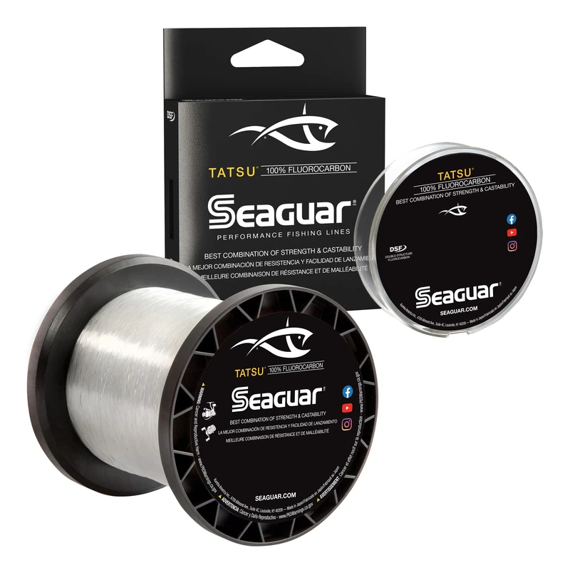 Seaguar Tatsu 100% Fluorocarbon Fishing Line DSF, 8lbs, 200yds Break Strength/Length - 08TS200