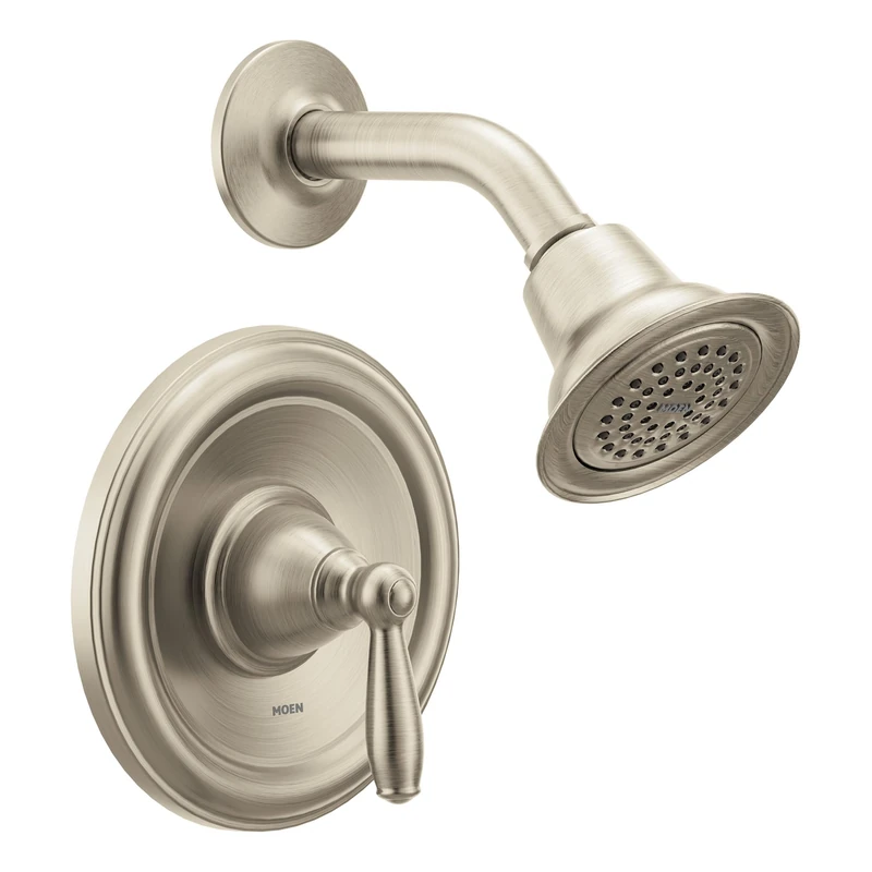 Moen T2152EPBN Brantford Posi-Temp Shower Trim Kit Without Valve, Brushed Nickel