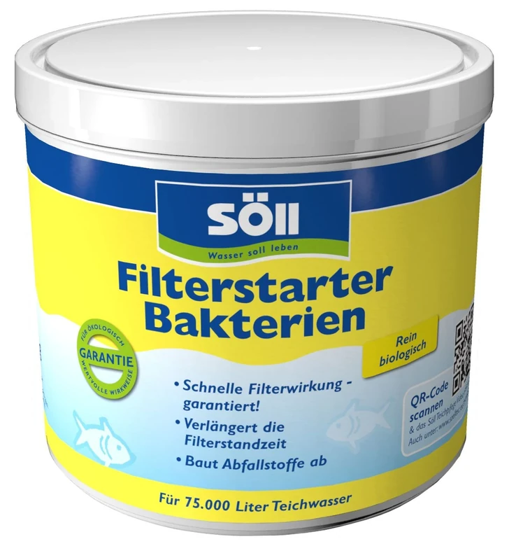 Söll Filter Starter Bacteria – Activate the Biology in Your Pond Filter