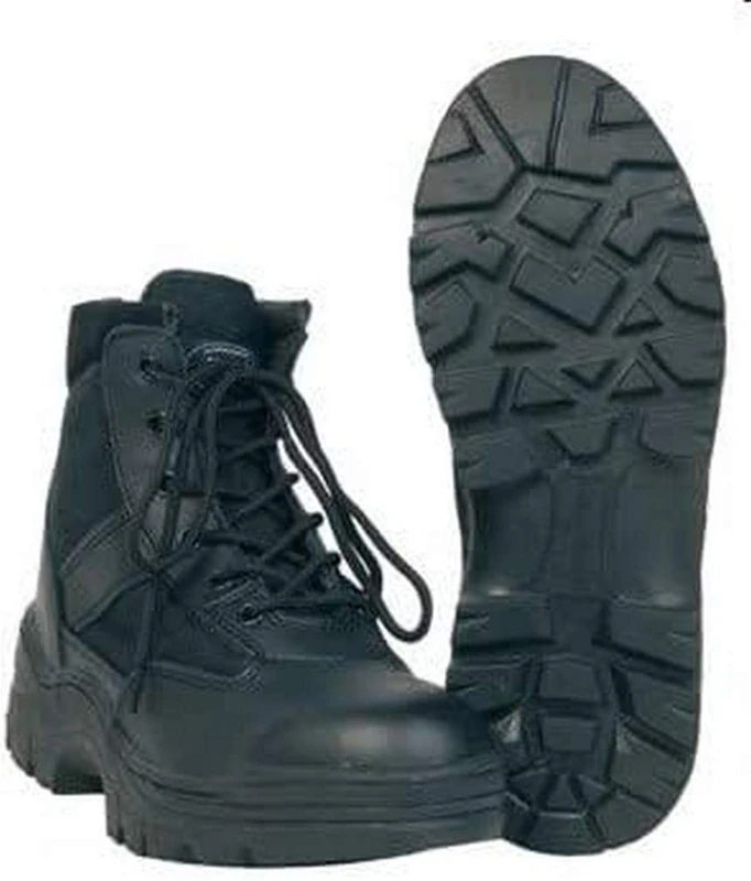 Mil-Tec Men's Security Hiking Shoes, Black, 12 UK