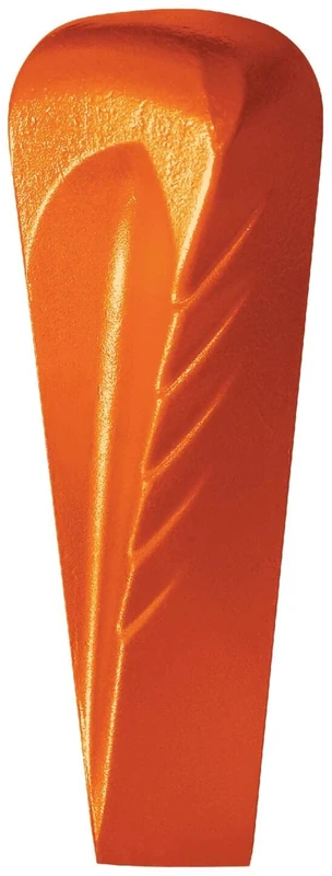 Fiskars Splitting Wedge Helicoidal, For hammer with polymer head, Hardened steel (forged carbon steel), Orange, 1000600