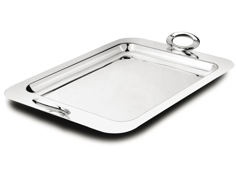 Zilverstad Rectangular Serving Tray Ovation, Silver