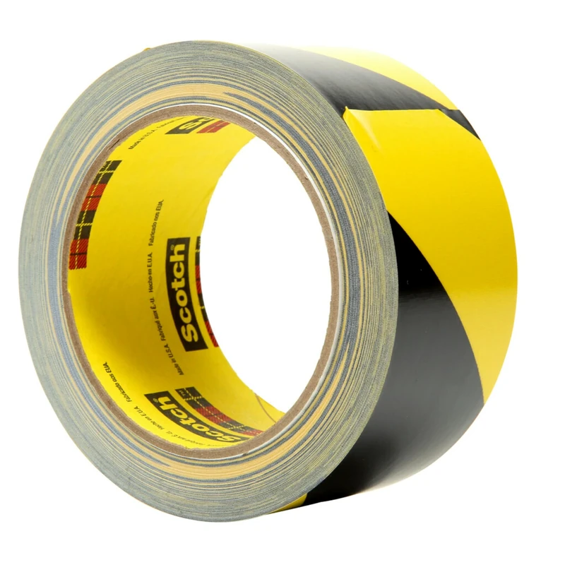3M 5702 Safety Stripe Tape, 50 mm x 33 m, Yellow and Black, Pack of 24