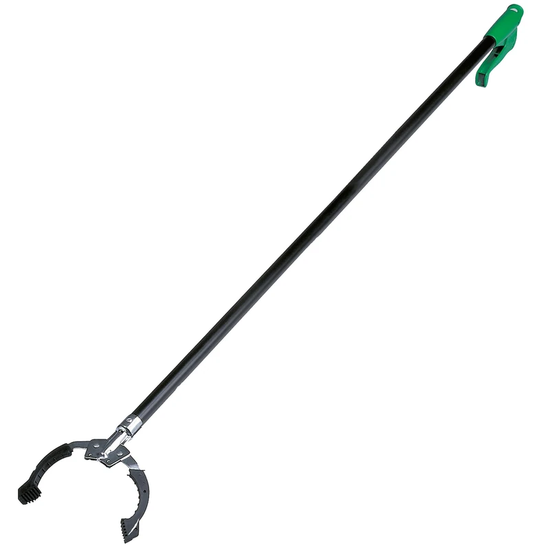 UNGER NiftyNabber PRO Heavy Duty Litter Picker & Reaching Aid (238cm/8') Multi-Use Reacher Grabber Stick Pick Up Tool - Steel Claw with Rubber Grip - Image 1