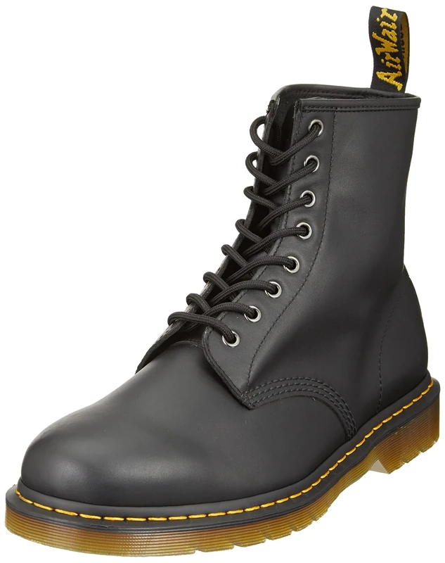 Dr. Martens Unisex 1460 8 Eyelet Smooth Shoes, Black, 6.5 UK