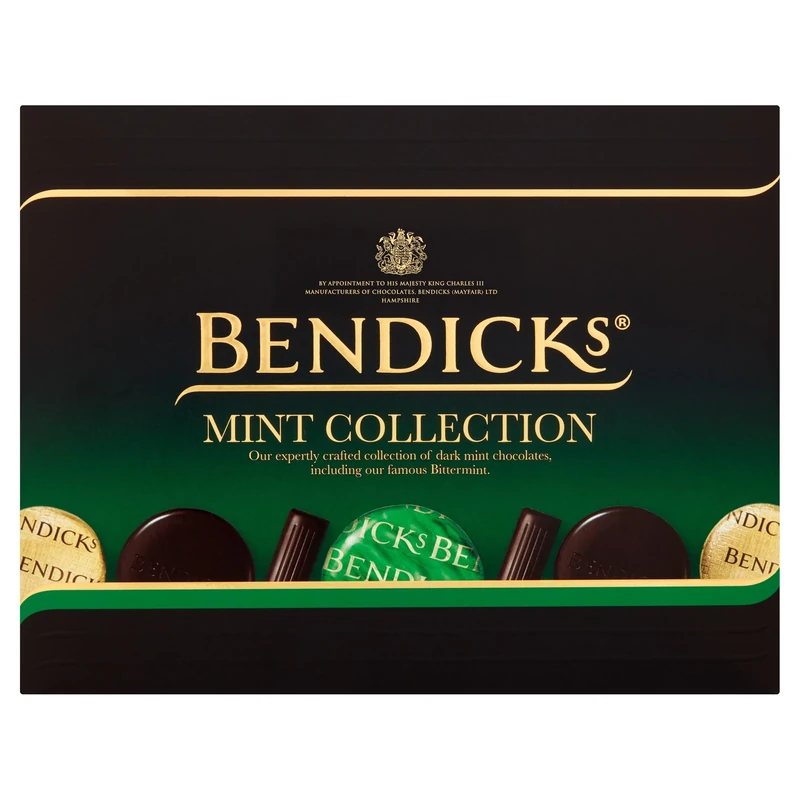 Bendicks Dark Chocolate Mint Collection - Bittermints, Chocolate Mint Crisps & Fondants, Assorted Minty Treats, 200 g (Pack of 1)