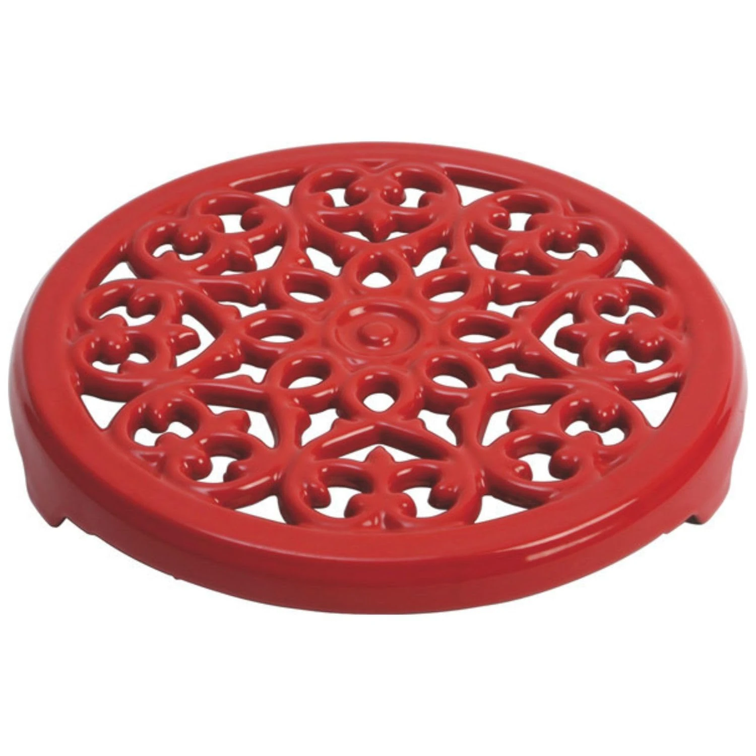 Staub 1601006 Lily Trivet, 23 cm, Cherry, Red