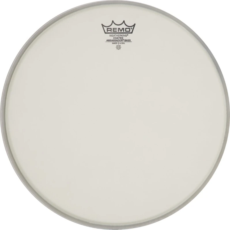 Remo drumhead Ambassador white roughened Pre-International 19-5/8’ BR-1120-PR - Image 1