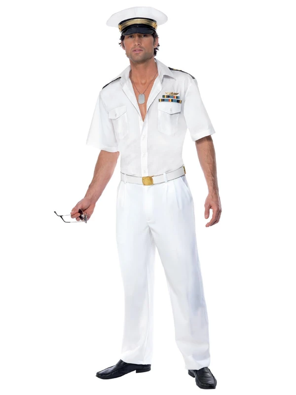 Smiffys Officially Licensed Top Gun Captain Costume