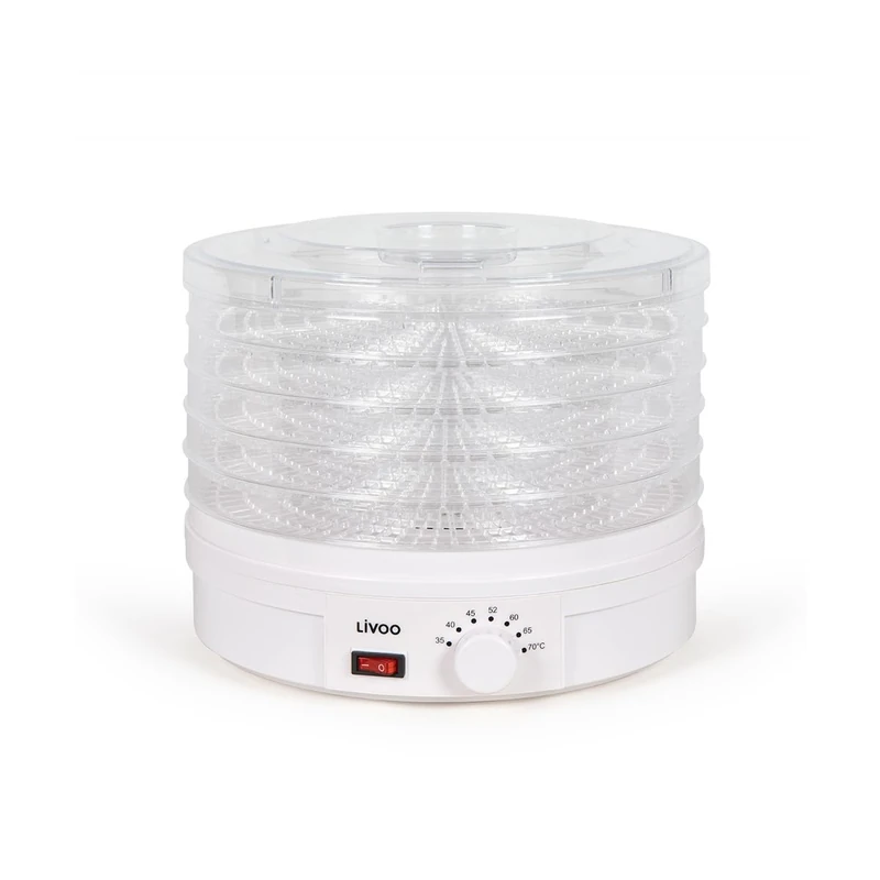 Domoclip DOM202 Dehydrator Dryer 250W Device 5 Trays White