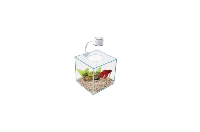 Marina Aquarium Betta 3.4 Litre Glass Cubus Kit LED Lighting - Image 1