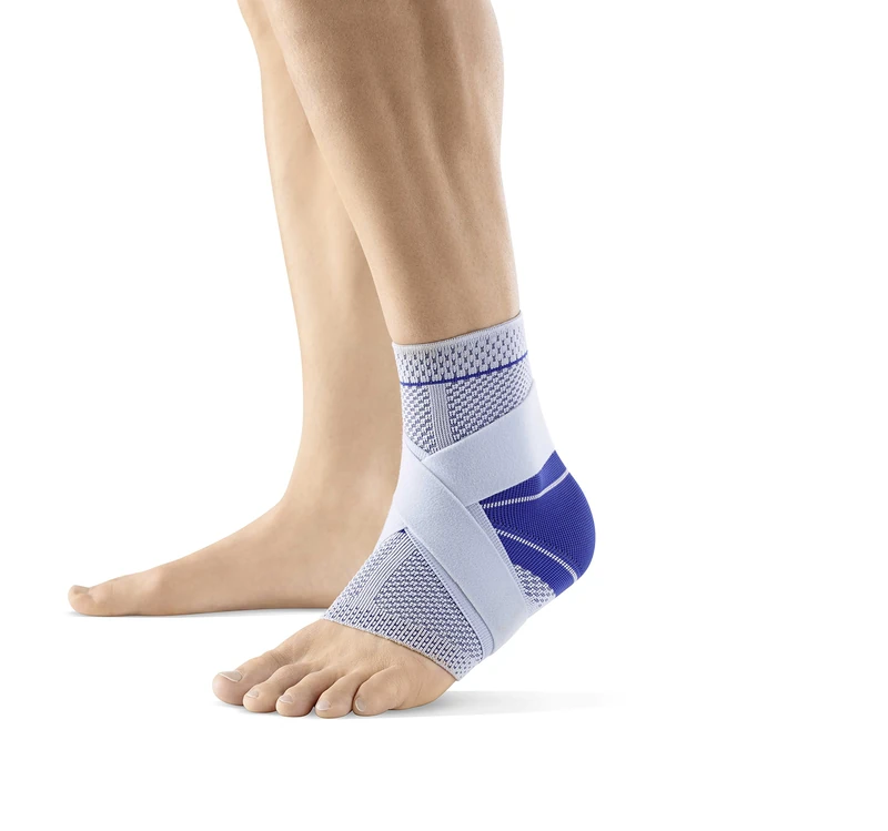 Bauerfeind MalleoTrain Left S Ankle Support (Titanium, 5)
