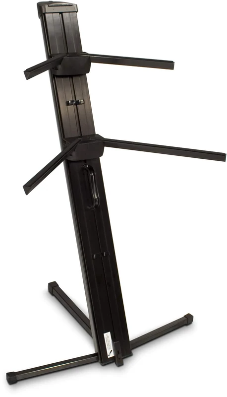 Ultimate Support Apex Series Two-tier Portable Column Keyboard Stand - Black