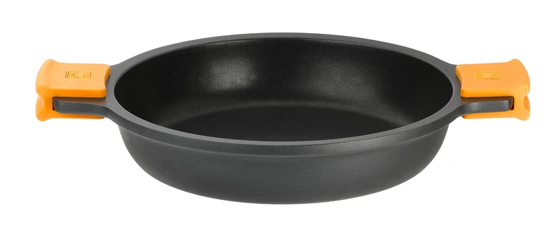 Braisogona Efficient Low Casserole, 45 cm, Cast Aluminium, Grey, 30 x 45 x 30 cm