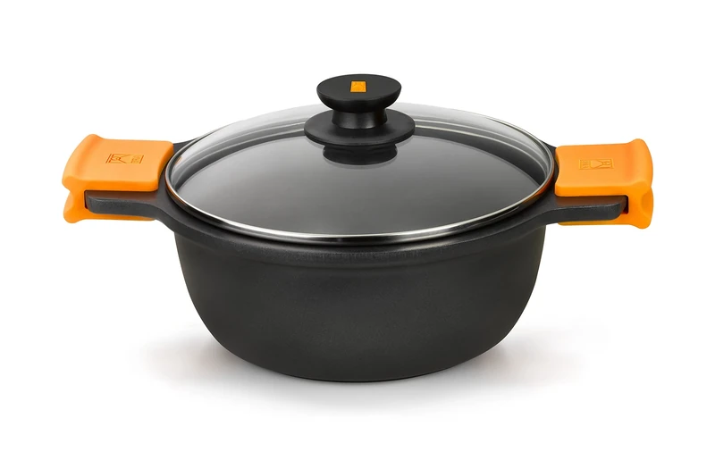 Braisogona Efficient Deep Casserole with Lid, 36 cm,Grey,30 x 36 x 30 cm,Braisogona_A270336