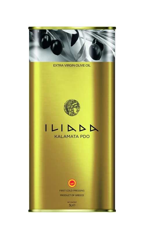 Iliada PDO Kalamata Extra Virgin Olive Oil Tin 5 Litre